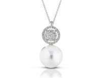 Collier Coscia Perle Femme in Or Diamante 0.20 Ct LBPNAK668 - LBPNAK668